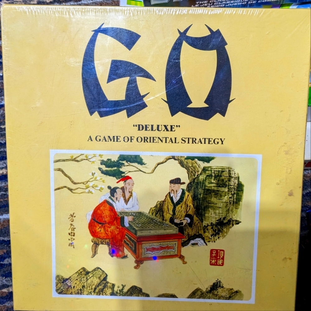GO! Oriental Strategy Deluxe Wooden Board Game 🔥 John Hansen | NEW+Sealed
